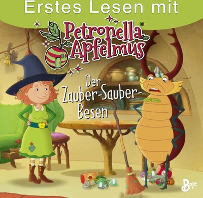 Alle Details zum Kinderbuch Erstes Lesen mit Petronella Apfelmus: Der Zauber-Sauber-Besen (Petronella Apfelmus - Buch zur TV-Serie) und ähnlichen Büchern