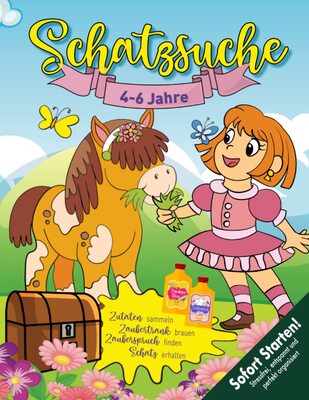 Alle Details zum Kinderbuch Pferde Schatzsuche Kindergeburtstag 4-6 Jahre: Sarinas Lieblingspferd ist krank! Zutaten für das Heilmittel mit Rätseln & Spielen sammeln. Kreative Schnitzeljagd. (Bravo Schatzsuche) und ähnlichen Büchern