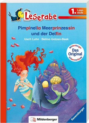 Alle Details zum Kinderbuch Pimpinella Meerprinzessin und der Delfin - Leserabe 1. Klasse - Erstlesebuch für Kinder ab 6 Jahren (Leserabe mit Mildenberger Silbenmethode) und ähnlichen Büchern