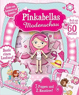 Alle Details zum Kinderbuch Pinkabellas Modenschau: Kleider zum Ausstanzen und Ausmalen. Buch mit mehr als 60 Outfits!. Bastle einen Laufsteg! 3 Puppen und 2 Haustiere! und ähnlichen Büchern
