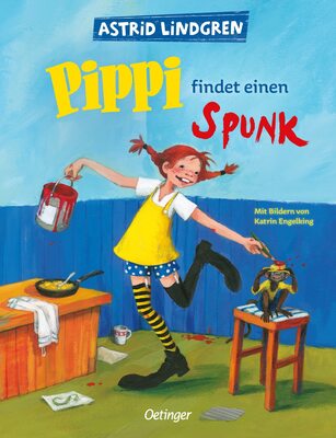 Alle Details zum Kinderbuch Pippi findet einen Spunk: Der Klassiker als Pappbilderbuch für Kinder ab 3 Jahren (Pippi Langstrumpf) und ähnlichen Büchern