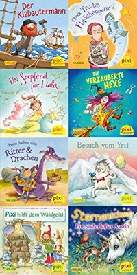 Alle Details zum Kinderbuch Pixi-8er-Set 255: Nixe, Drache, Flaschengeist (8x1 Exemplar) (255): Der Klabautermann; Oma Trudes Flaschengeist; Ein Seepferd für Liala; Die ... Sternenschweif: Ein zauberhafter Ausritt und ähnlichen Büchern