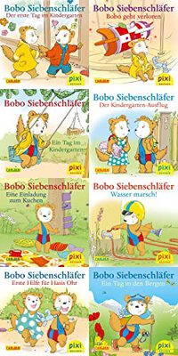 Alle Details zum Kinderbuch Pixi-8er-Set 282: Neues von Bobo Siebenschläfer (8x1 Exemplar) (282) und ähnlichen Büchern