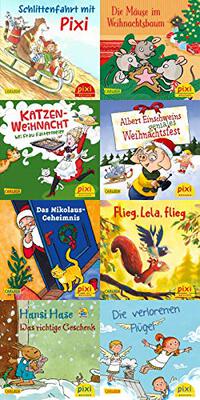 Alle Details zum Kinderbuch Pixi-Weihnachts-8er-Set 36: Weihnachtszeit mit Pixi (8x1 Exemplar) (36) und ähnlichen Büchern