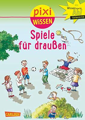 Alle Details zum Kinderbuch Pixi Wissen 64: Spiele für draußen und ähnlichen Büchern