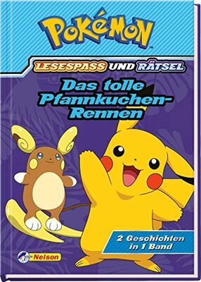Alle Details zum Kinderbuch Pokémon: Das tolle Pfannkuchen-Rennen - 2 Geschichten in 1 Buch: Lesespaß und Rätsel und ähnlichen Büchern