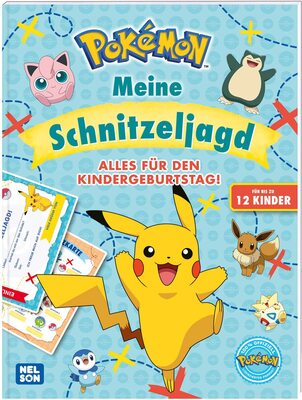 Alle Details zum Kinderbuch Pokémon: Meine Schnitzeljagd: Alles für den Kindergeburtstag! | Beschäftigungsbuch für bis zu 12 Kinder und ähnlichen Büchern