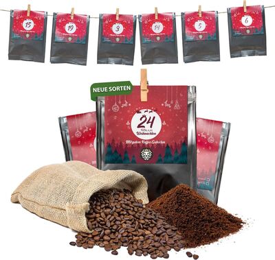 Premium Coffee Advent Calendar 2024 – Roasted with Love by People with Disabilities | Coffee Gift for Men and Women | Fair | 24 x 30 g Coffee Beans in Christmas Calendar bei Amazon bestellen