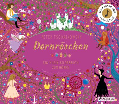 Alle Details zum Kinderbuch Peter Tschaikowsky. Dornröschen: Ein Musik-Bilderbuch zum Hören mit 10 Soundmodulen (Prestel junior Sound-Bücher, Band 8) und ähnlichen Büchern