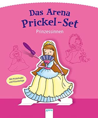 Alle Details zum Kinderbuch Prinzessinnen: Das Arena Prickel-Set. Mit Filzmatte und Prickelnadel Aufstellfiguren ausstanzen ab 4 Jahren und ähnlichen Büchern