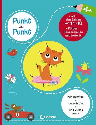 Alle Details zum Kinderbuch Punkt zu Punkt - Mit den Zahlen von 1 bis 10: Lernspiele für Kinder ab 4 Jahre und ähnlichen Büchern
