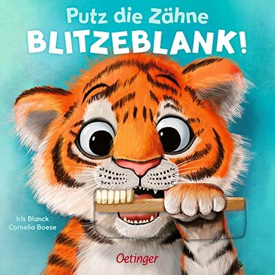 Putz die Zähne blitzeblank!: Pappbilderbuch zur Unterstützung der Zahnputz-Routine mit robusten Schiebeelementen für Kinder ab 2 Jahren bei Amazon bestellen