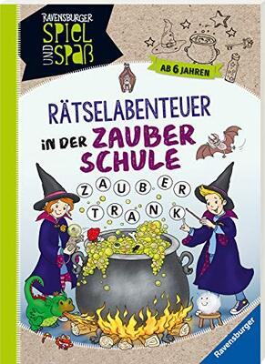 Alle Details zum Kinderbuch Rätsel-Abenteuer in der Zauberschule (Ravensburger Spiel und Spaß) und ähnlichen Büchern