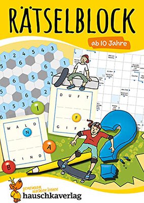 Alle Details zum Kinderbuch Rätselblock ab 10 Jahre - Band 1: Bunter Rätselspaß für Kinder - Kreuzworträtsel, Sudoku, Labyrinth, Konzentrationstraining und logisches Denken (Rätselbücher, Band 635) und ähnlichen Büchern