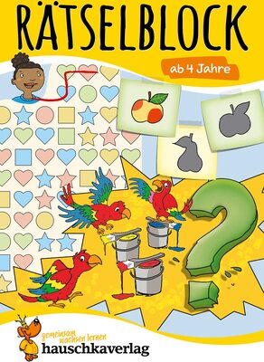 Alle Details zum Kinderbuch Rätselblock ab 4 Jahre - Band 1: Bunter Rätselspaß für den Kindergarten - Fehlersuche, Labyrinth, knobeln und logisches Denken fördern (Rätselbücher, Band 642) und ähnlichen Büchern