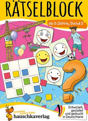 Rätselblock ab 5 Jahre - Band 3: Bunter Rätselspaß für die Vorschule - Labyrinth, Suchbilder, knobeln und logisches Denken fördern (Rätselbücher, Band 648) bei Amazon bestellen