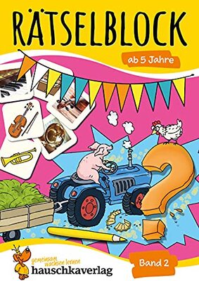 Rätselblock ab 5 Jahre - Band 2: Bunter Rätselspaß für die Vorschule - Labyrinth, Suchbilder, knobeln und logisches Denken fördern (Rätselbücher, Band 636) bei Amazon bestellen