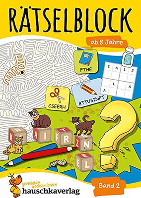 Alle Details zum Kinderbuch Rätselblock ab 8 Jahre - Band 2: Bunter Rätselspaß für Kinder - Labyrinth, Bilderrätsel, Fehlersuche, knobeln und logisches Denken fördern (Rätselbücher, Band 639) und ähnlichen Büchern
