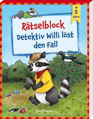 Alle Details zum Kinderbuch Rätselblock - Detektiv Willi löst den Fall: ab 5 Jahre (Übungen für Kindergarten und Vorschule: Übungsbuch mit Übungsmaterial) und ähnlichen Büchern