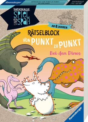 Rätselblock von Punkt zu Punkt: Bei den Dinos (Ravensburger Spiel und Spaß) bei Amazon bestellen