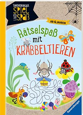 Alle Details zum Kinderbuch Rätselspaß mit Krabbeltieren (Ravensburger Spiel und Spaß) und ähnlichen Büchern