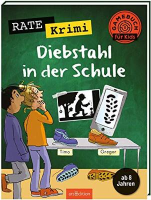Alle Details zum Kinderbuch Rate-Krimi – Diebstahl in der Schule: Ab 8 Jahren | Spannendes Rätselheft für Krimi-Fans und ähnlichen Büchern