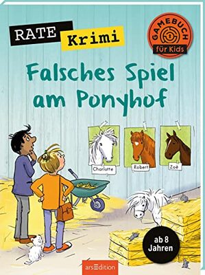 Alle Details zum Kinderbuch Rate-Krimi – Falsches Spiel am Ponyhof: Ab 8 Jahren | Spannendes Rätselheft für Krimi-Fans und ähnlichen Büchern