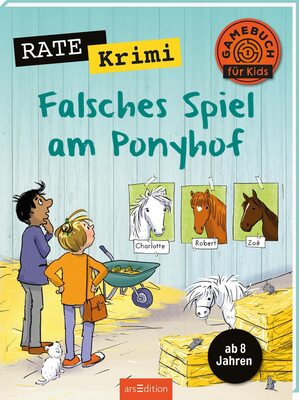 Alle Details zum Kinderbuch Rate-Krimi – Falsches Spiel am Ponyhof: Ab 8 Jahren | Spannendes Rätselheft für Krimi-Fans und ähnlichen Büchern