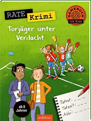 Alle Details zum Kinderbuch Rate-Krimi – Torjäger unter Verdacht: Ab 8 Jahren | Spannendes Rätselheft für Fußballfans und ähnlichen Büchern