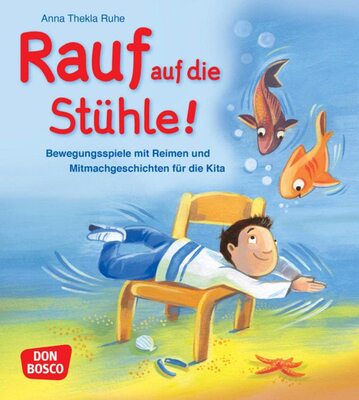 Alle Details zum Kinderbuch Rauf auf die Stühle!: Bewegungsspiele mit Reimen und Mitmachgeschichten für die Kita. Sprachförderung und Koordinationsspiele gehören zusammen! Spannende Geschichten für mehr Bewegung im Kita-Alltag. und ähnlichen Büchern