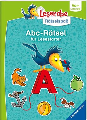 Alle Details zum Kinderbuch Ravensburger Leserabe Rätselspaß - Abc-Rätsel für Lesestarter ab 5 Jahren - Vor-Lesestufe und ähnlichen Büchern