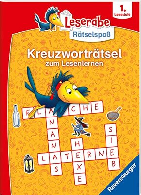 Alle Details zum Kinderbuch Ravensburger Leserabe Rätselspaß - Kreuzworträtsel zum Lesenlernen - 1. Lesestufe für Leseanfänger und ähnlichen Büchern