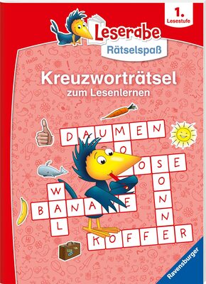Alle Details zum Kinderbuch Ravensburger Leserabe Rätselspaß - Kreuzworträtsel zum Lesenlernen - 1. Lesestufe und ähnlichen Büchern