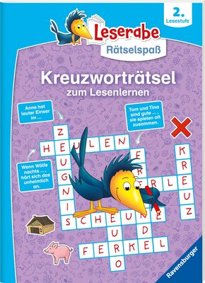 Alle Details zum Kinderbuch Ravensburger Leserabe Rätselspaß - Kreuzworträtsel zum Lesenlernen - 2. Lesestufe und ähnlichen Büchern
