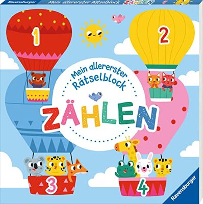 Alle Details zum Kinderbuch Ravensburger Mein allererster Rätselblock - Zählen - Rätselblock für Kinder ab 3 Jahren und ähnlichen Büchern