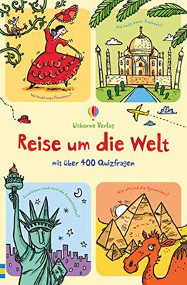 Alle Details zum Kinderbuch Reise um die Welt: mit über 400 Quizfragen (Usborne Knobelbücher) und ähnlichen Büchern