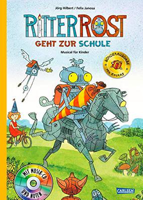 Ritter Rost 8: Ritter Rost geht zur Schule (limitierte Sonderausgabe) (Ritter Rost mit CD und zum Streamen, Bd. 8): Musical für Kinder mit CD: Buch mit CD bei Amazon bestellen