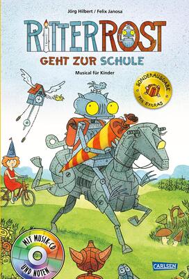 Alle Details zum Kinderbuch Ritter Rost 8: Ritter Rost geht zur Schule (limitierte Sonderausgabe): Buch mit CD: Musical für Kinder und ähnlichen Büchern