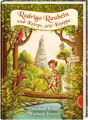 Alle Details zum Kinderbuch Rodrigo Raubein und Knirps, sein Knappe: Rittergeschichte für Fans von Jim Knopf und ähnlichen Büchern