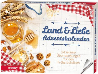 ROTH Land & Liebe-Adventskalender 2023 gefüllt mit hochwertigen Aufstrichen und Genussartikeln, Frühstücks-Kalender für die Vorweihnachtszeit bei Amazon bestellen