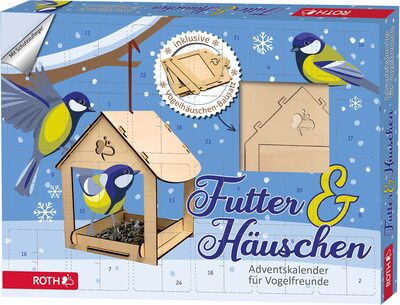 Alle Details zum Kinderbuch ROTH Vogelfutter & Häuschen Adventskalender 2023 gefüllt mit Vogelhäuschen und Futter und ähnlichen Büchern