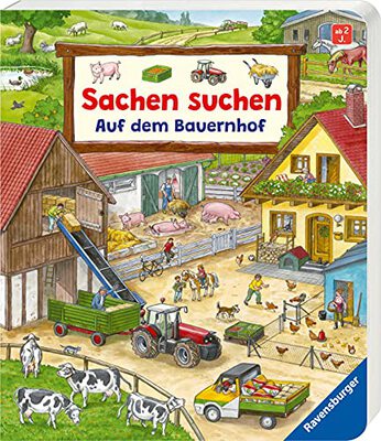 Alle Details zum Kinderbuch Sachen suchen: Auf dem Bauernhof - Wimmelbuch ab 2 Jahren und ähnlichen Büchern