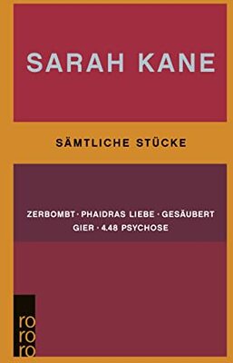 Sämtliche Stücke: Zerbombt / Phaidras Liebe / Gesäubert / Gier / 4.48 Psychose bei Amazon bestellen