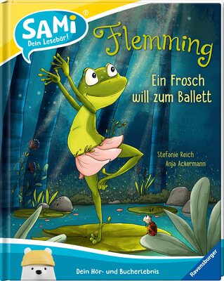 Alle Details zum Kinderbuch SAMi - Flemming. Ein Frosch will zum Ballett (SAMi - dein Lesebär) und ähnlichen Büchern