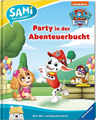 Alle Details zum Kinderbuch SAMi - Paw Patrol - Party in der Abenteuerbucht (SAMi - dein Lesebär) und ähnlichen Büchern