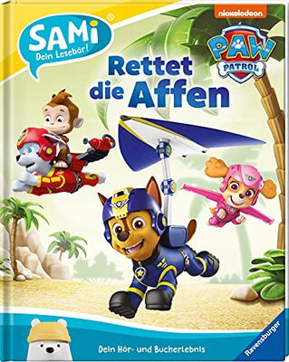 Alle Details zum Kinderbuch SAMi - Paw Patrol - Rettet die Affen (SAMi - dein Lesebär) und ähnlichen Büchern