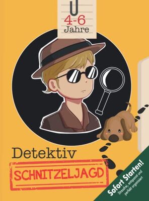 Alle Details zum Kinderbuch Schatzsuche Detektiv Kindergeburtstag 4-6 Jahre: Kreativ geplante Schatzsuche - Fallermittlung mit Fußspuren & Fingerabdrücke lesen - Sofort Startklar! (Bravo Schatzsuche) und ähnlichen Büchern