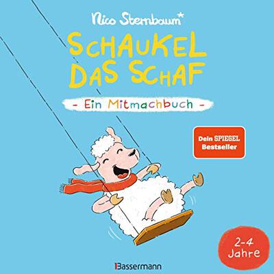 Alle Details zum Kinderbuch Schaukel das Schaf - Ein Mitmachbuch zum Schütteln, Schaukeln, Pusten, Klopfen und sehen, was dann passiert. Von 2 bis 4 Jahren: Vom Bestsellerautor (Schüttel den Apfelbaum) und ähnlichen Büchern