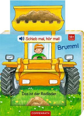 Alle Details zum Kinderbuch Brumm! Wen hörst du hier? (Schieb mal, hör mal!) und ähnlichen Büchern