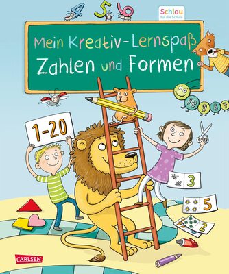 Alle Details zum Kinderbuch Schlau für die Schule: Mein Kreativ-Lernspaß: Zahlen und Formen: für Vorschulkinder und Erstklässler im Alter von 5 bis 7 Jahren und ähnlichen Büchern